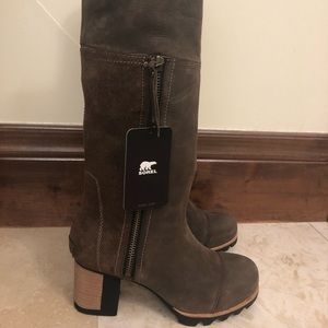 Sorel Addington Brown Leather Boots
